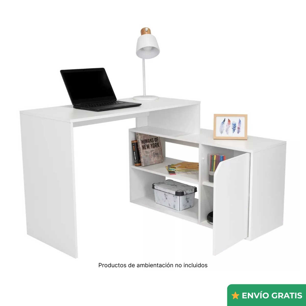 Escritorio Oficina en L - Ref. Rennes RTA